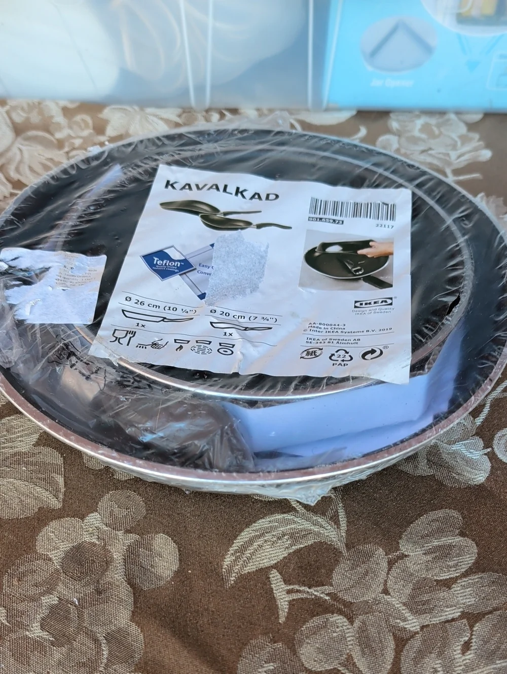 IKEA KAVALKAD Black Non-Stick Pan‎ , Set of 2